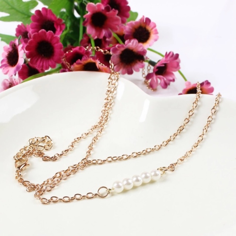 Gold Waist Belly Chain Body Pearl Beads Boho New_6