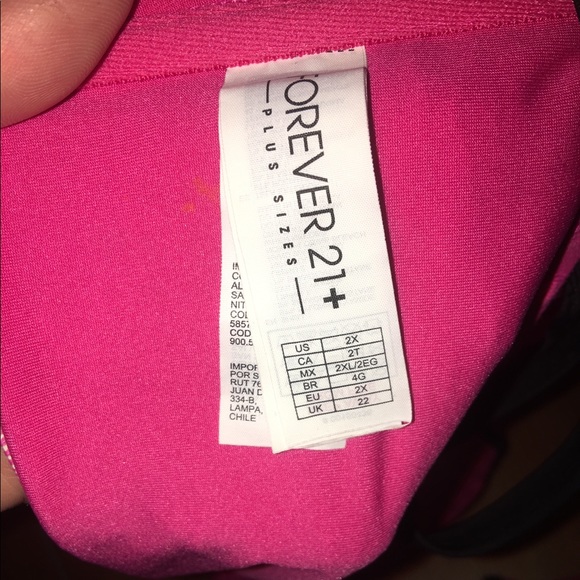 ❤️SOLD IN BUNDLE❤️ Forever 21 PLUS Swim Suit - Picture 3 of 3