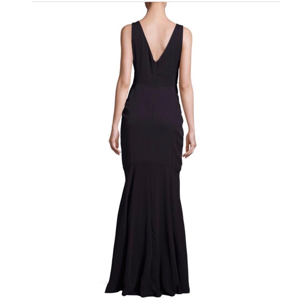 NEW Erin Fetherston Sleeveless Navy Mermaid Gown - Picture 2 of 8
