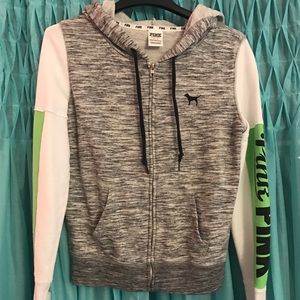 PINK Victoria secret full zip hoodie