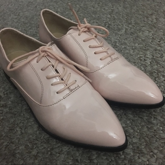 Forever 21 Shoes - F21 - Pastel Pink Pleather Oxfords