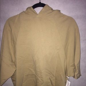 Kaki Fear Of God x pacsun short sleeve hoodie