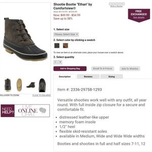 ComfortView Shootie Bootie (8 1/2W)