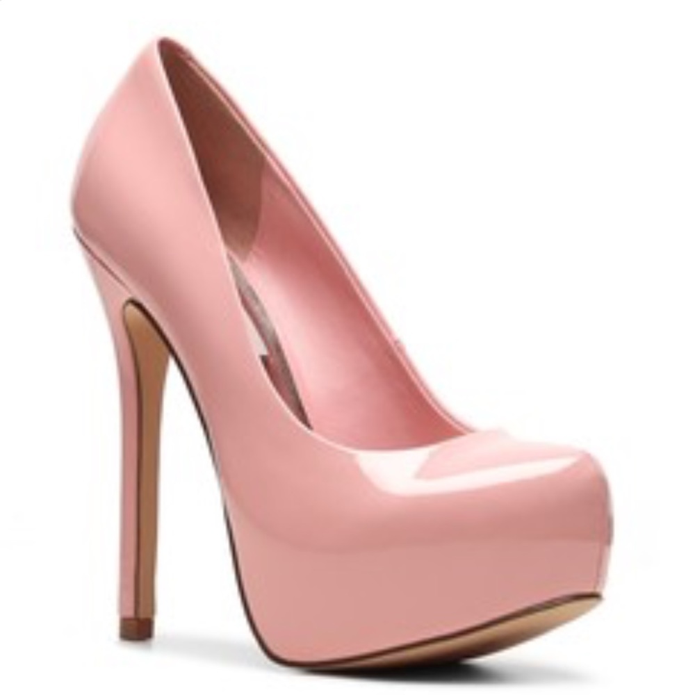 Steve Madden pink platform heels