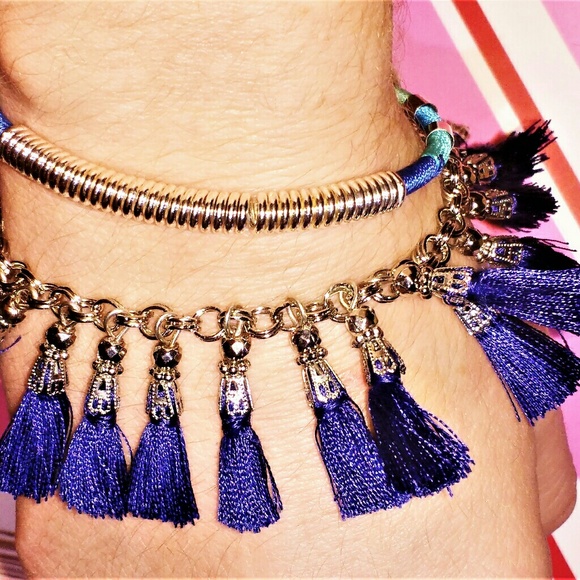 • {Target} Blue Tibetan Tassel Bracelet - Picture 5 of 5