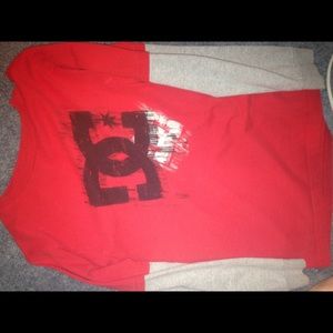 Red & Grey DC Longsleeve Shirt