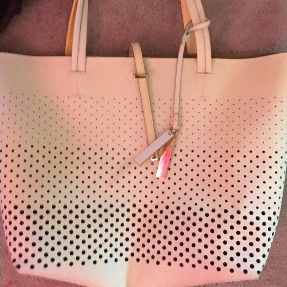 Vince camuto large leather bag