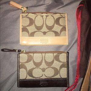 Authentic coach wallets