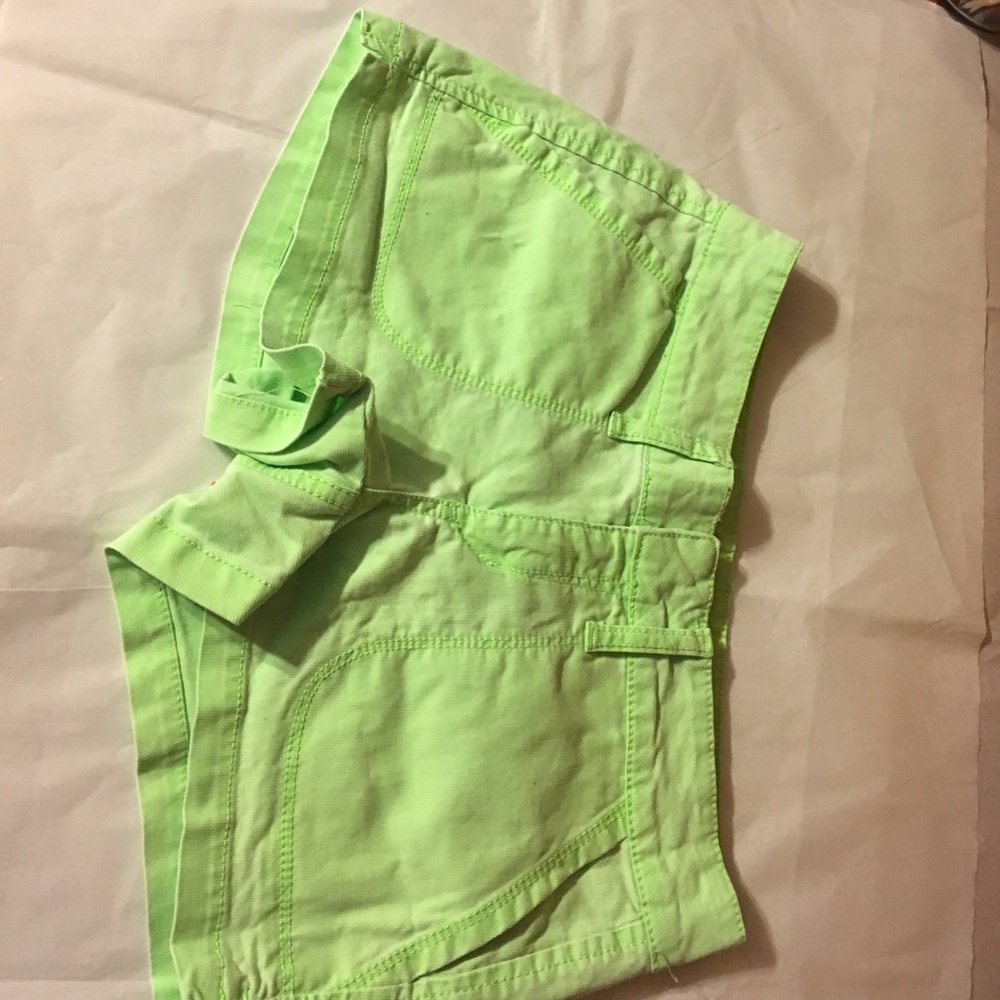 Green shorts