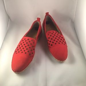 Hot red Franco Sarto flats