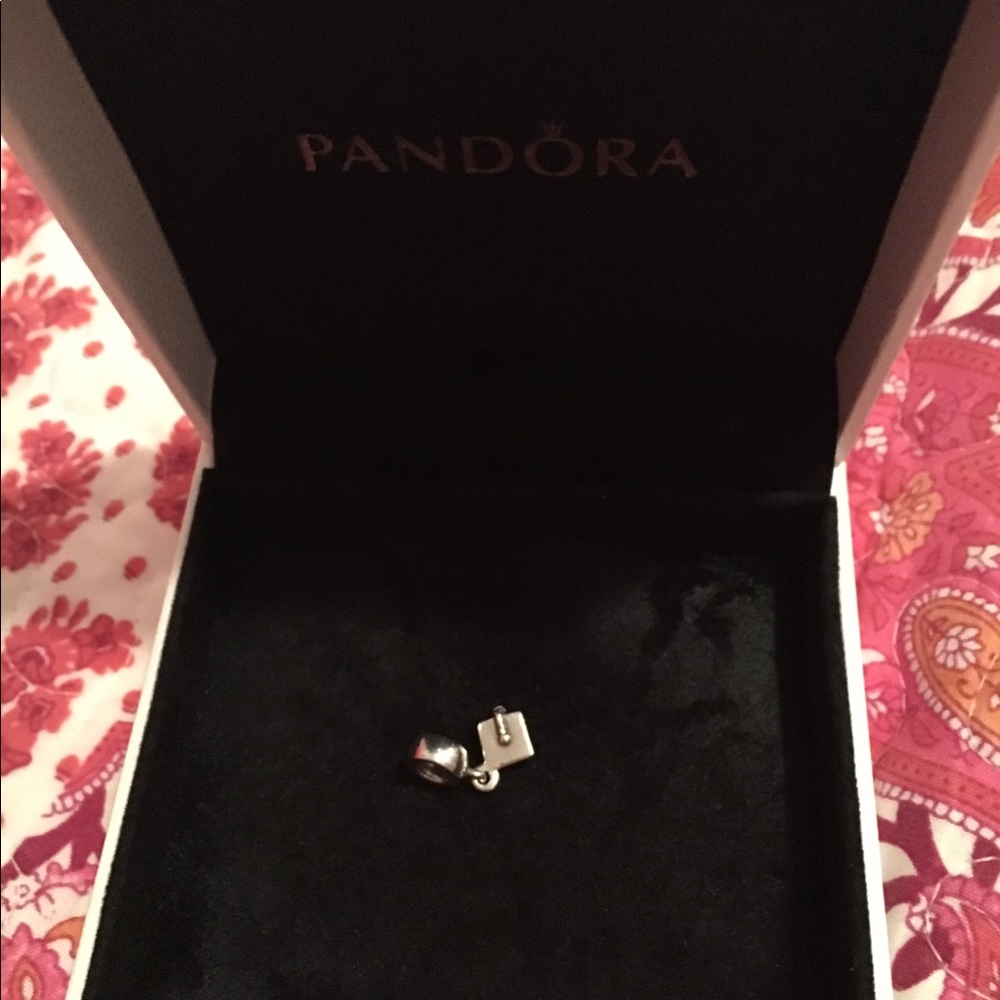 Authentic preowned pandora graduation cab charm