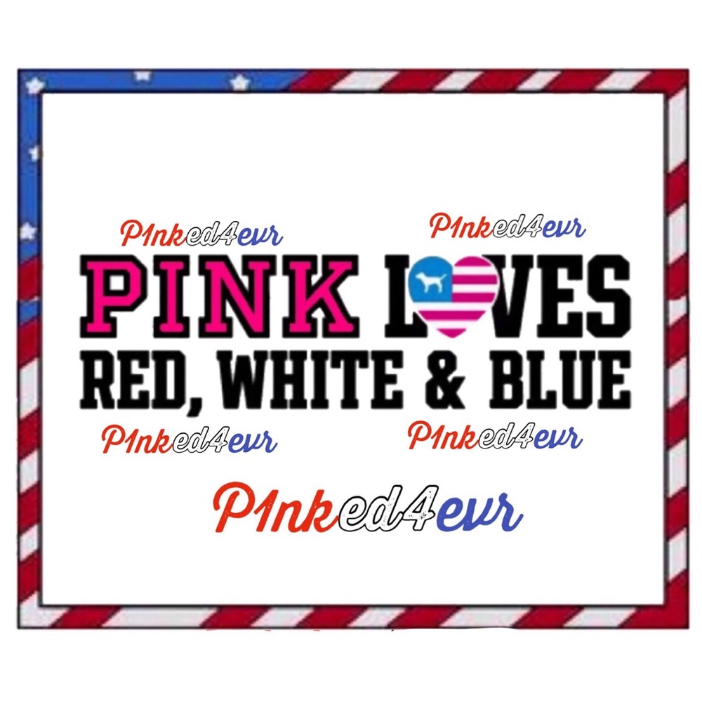 My VS PINK Americana Collection -Tank Tops (READ)