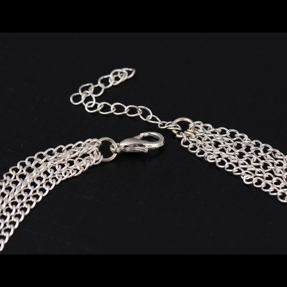 🎈SALE🎈2PC Silver Bohemian Natural Stone Anklets - Picture 5 of 6