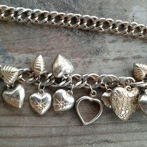 Vintage necklace with charms