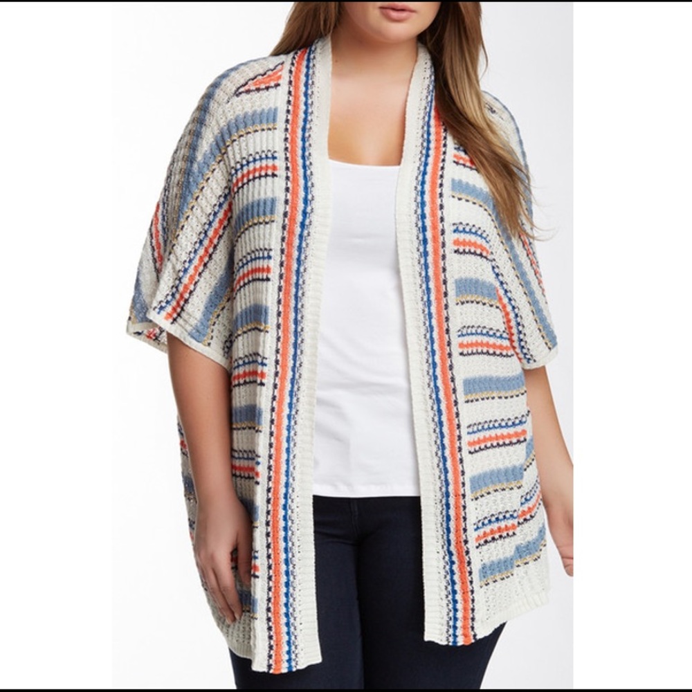 NWOT 14th & Union Stripe Cardigan