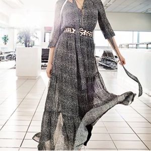 Eva Mendes leopard dress.