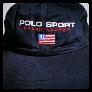 Rare vintage 90's Polo sport ralph lauren flag hat