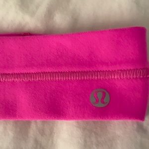 Lululemon Pink Flyaway Tamer Headband