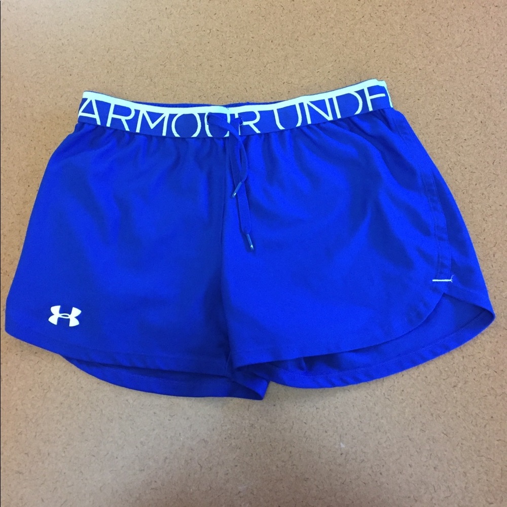 Blue under armour shorts