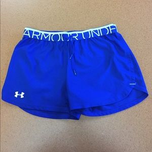 Blue under armour shorts