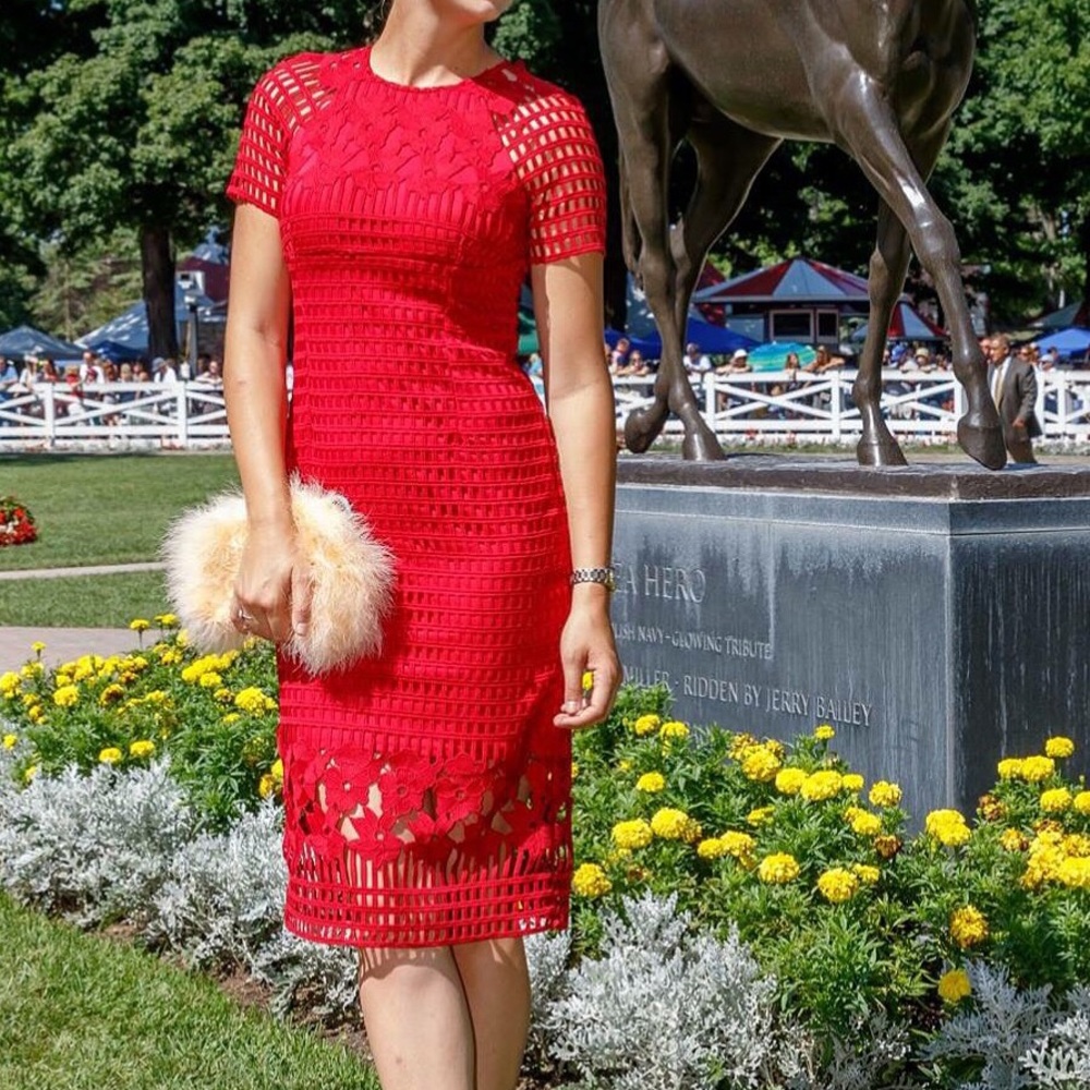 Warehouse Red Dress.