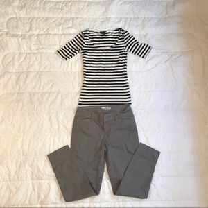 Old navy pixie pNY sz 2 & striped top H&M sz XS