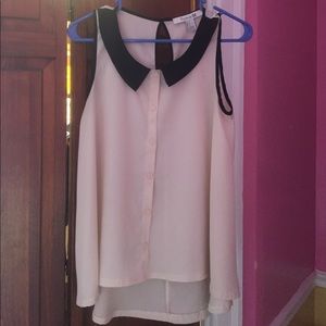 Chiffon, sleeveless top