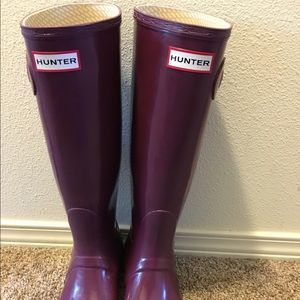Women's Tall Original Gloss Hunter Rain Boots