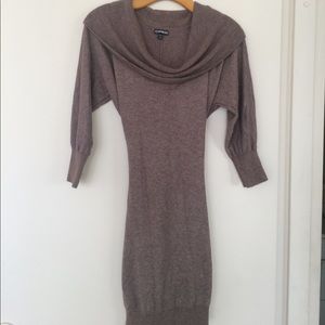 Express Brown Sweater Dress
