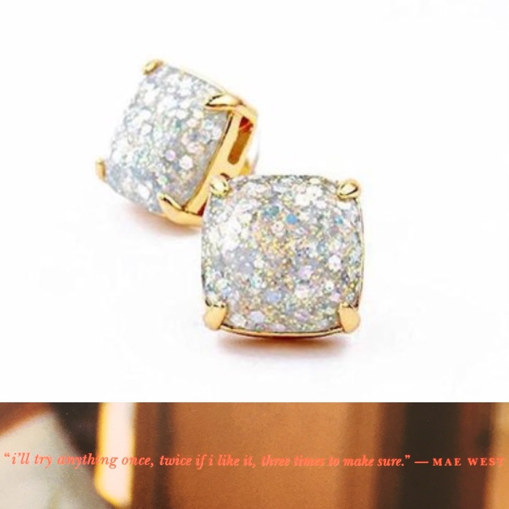 NWT Kate Spade Opal Glitter Galaxy Studs 🎆♠️🎆