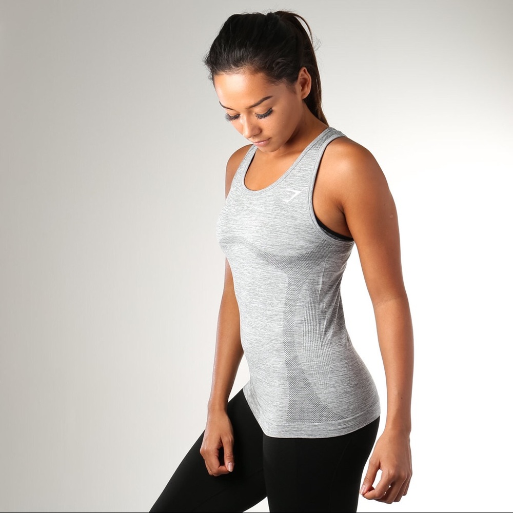 Gymshark Seamless Vest Light Grey