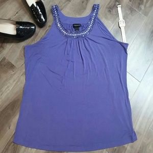 Bling sleeveless tank