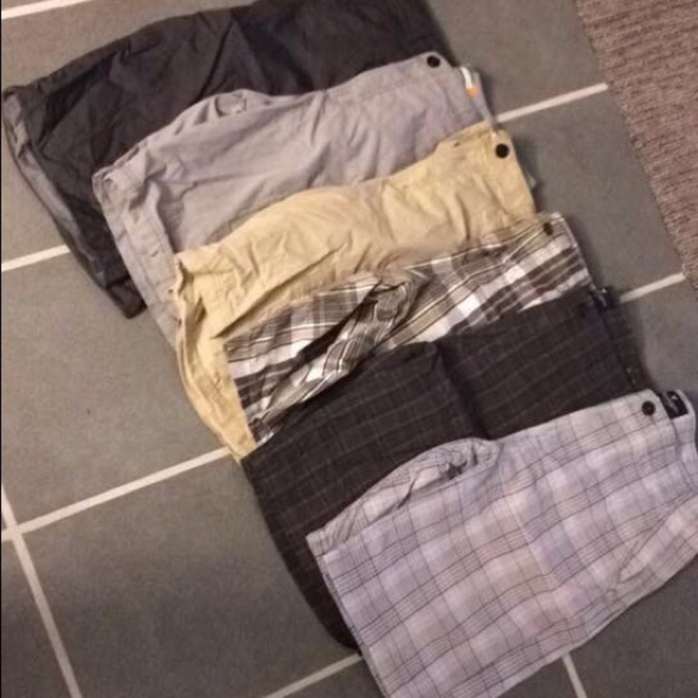 Lot of men's shorts.