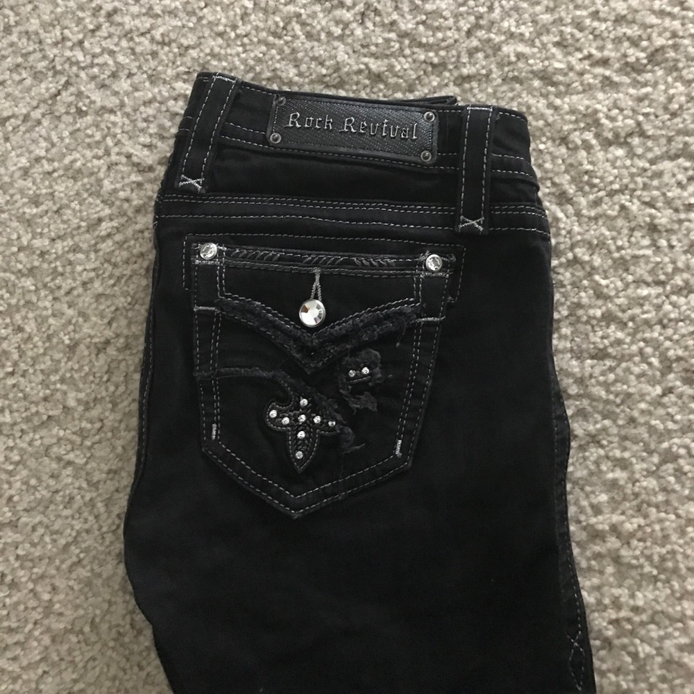 BLACK ROCK REVIVAL SKINNY JEANS