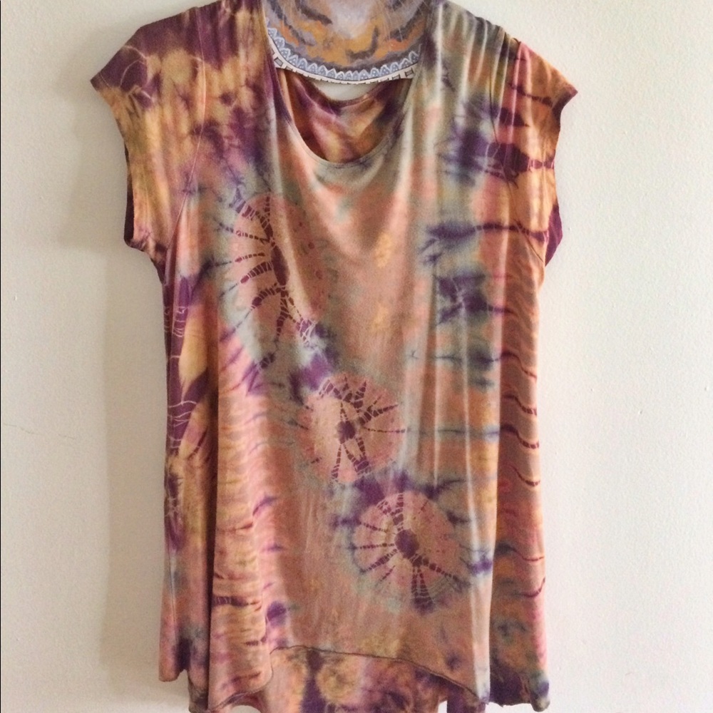 Tie dye tshirt dress