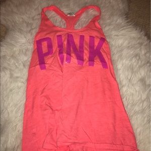PINK Coral Racerback Tank