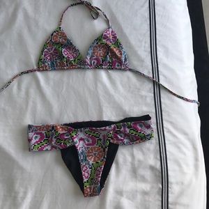 Bettinis multicolor reversible bikini