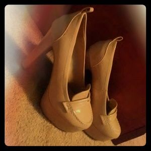 High heel shoes