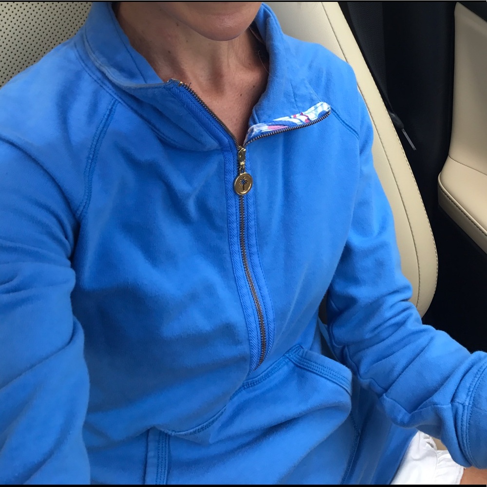 Periwinkle Blue Half-Zip by Lily Pulitzer