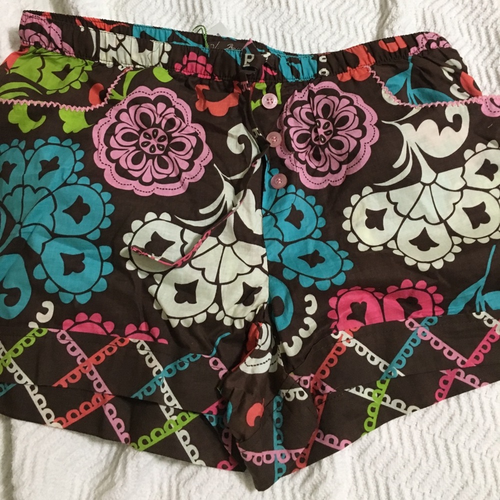 Vera Bradley 100% cotton pajama shorts size small