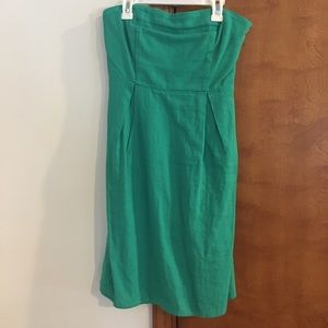 Strapless never worn Green dress!