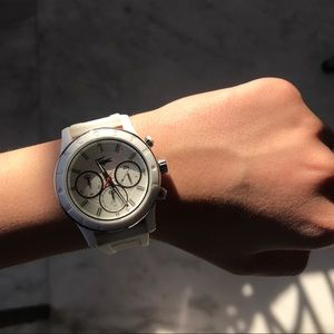 Lacoste white watch