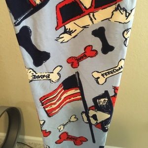NWT Lularoe OS Americana dog leggings