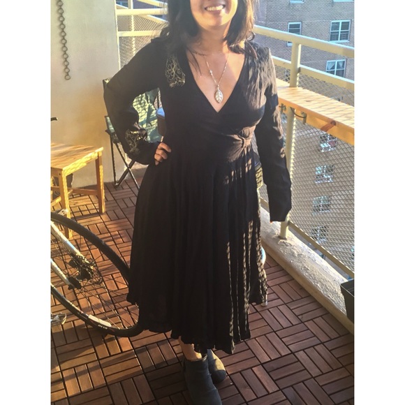 Boho Vintage ⭐️ Gypsy Spring Embellished Dress - Picture 6 of 6