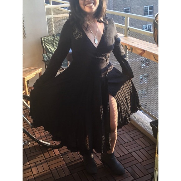 Boho Vintage ⭐️ Gypsy Spring Embellished Dress - Picture 2 of 6