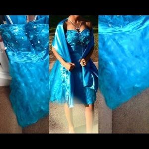 prom/HoCo dress. It has only been worn once.