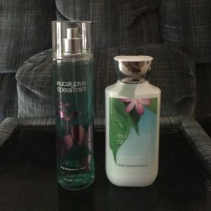 Bath & BodyWorks lotion and fragrance mist