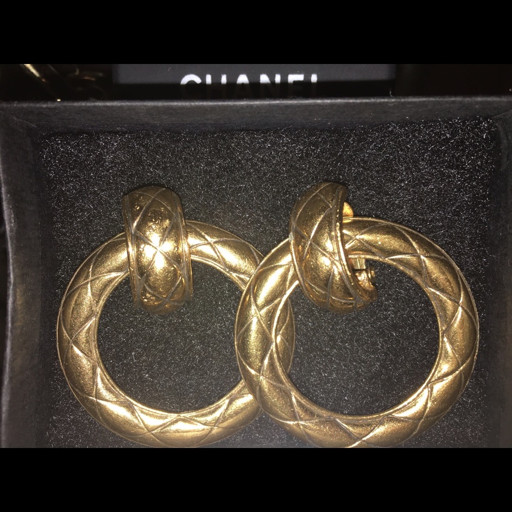 Authentic 2 in 1 Chanel Earrings