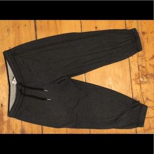 Nike gray cropped joggers