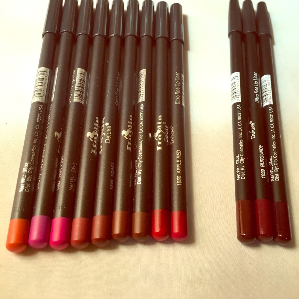 12 Creamy Ultra Fine Lip Liners
